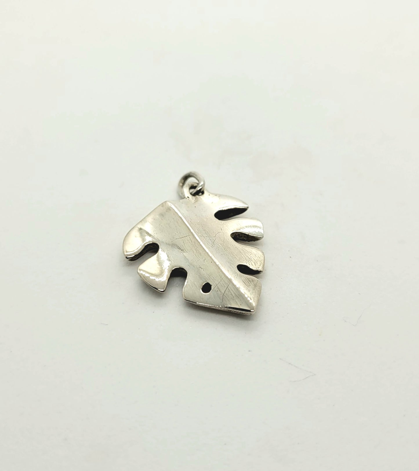Monstera leaf pendant